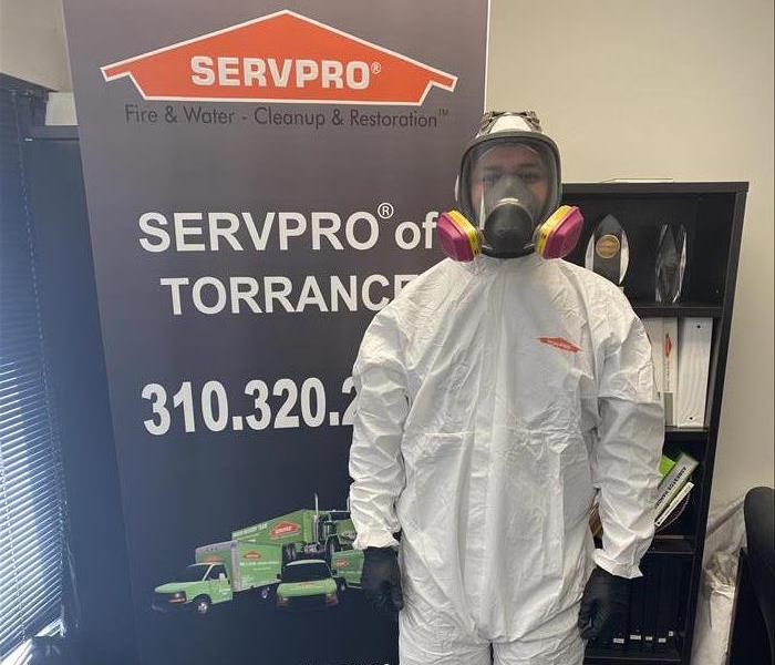 SERVPRO Technician in PPE